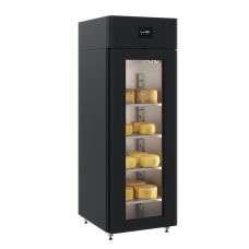 Шкаф холодильный POLAIR для вызревания сыра CS107 Cheese (black) со стеклом