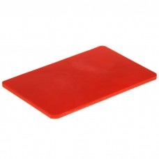 Доска разделочная пластиковая красная 45*60*1.25 см